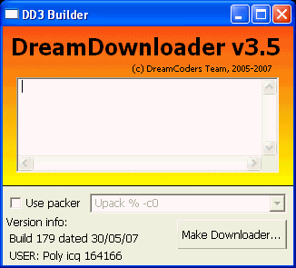 DreamDownloader 3.5 Build 179 (Trojan.Win32.Small.mi)