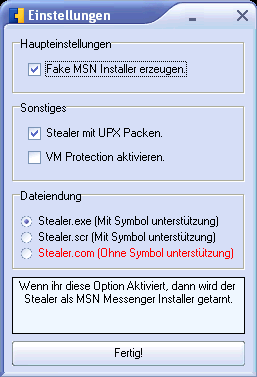 Multi Password Stealer 1.3 (Trojan-PSW.Win32.Delf.wv)